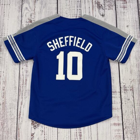 STARTER Dodgers Blue Jersey with Gray Accents - Picture 2 of 7